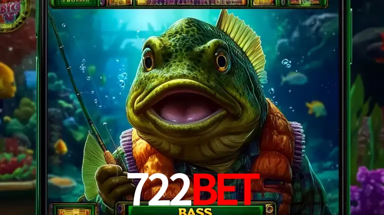 Personagem de peixe pescador do popular jogo de slot com tema de pescaria, uma das emocionantes opções de caça-níqueis para jogar e ganhar no cassino 722bet.